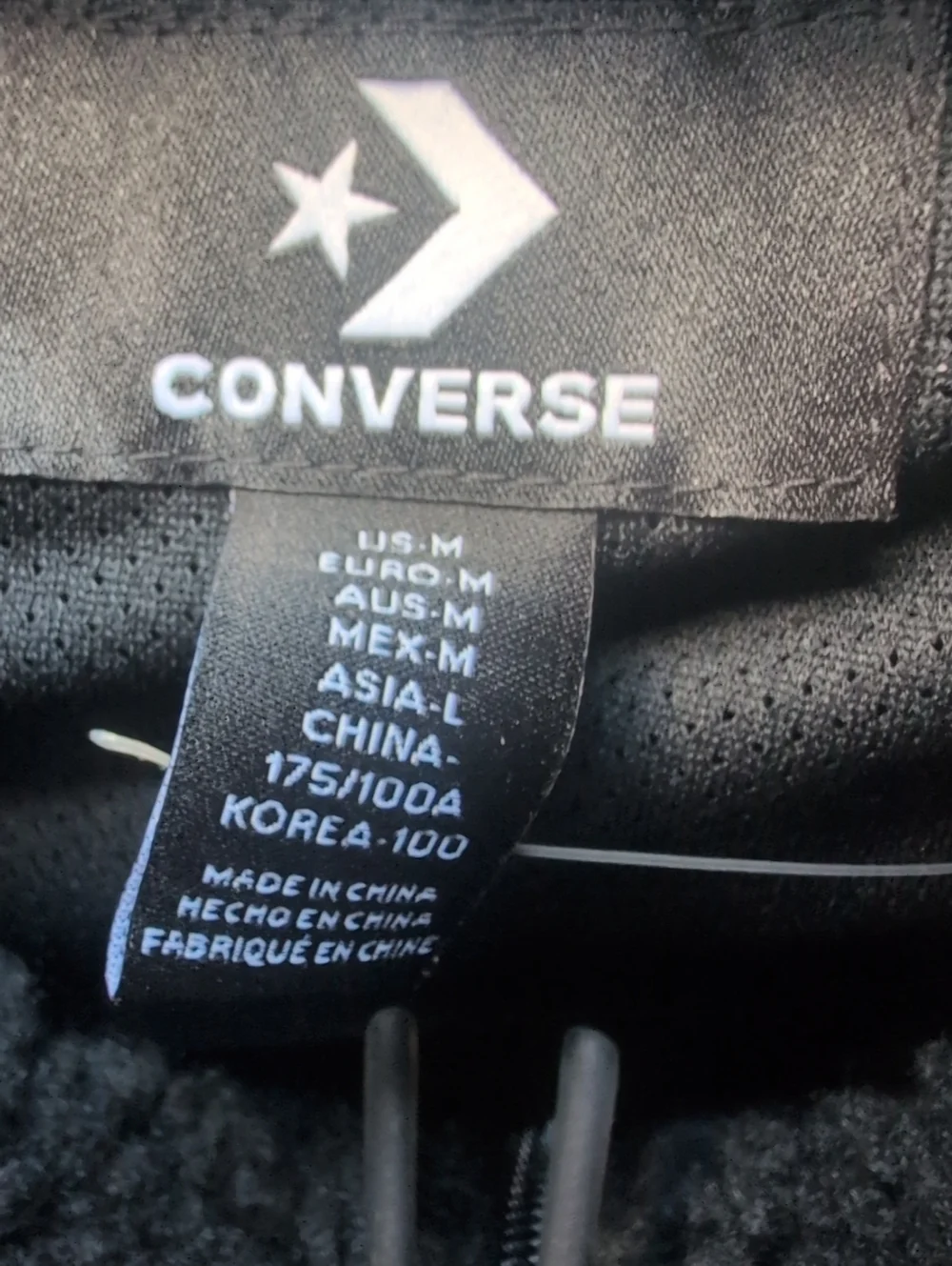 Converse plush black